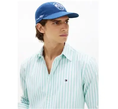 👔 Tommy Hilfiger TH Flex Regular Fit Stripe Poplin Shirt für 40,26€ (statt 58€)