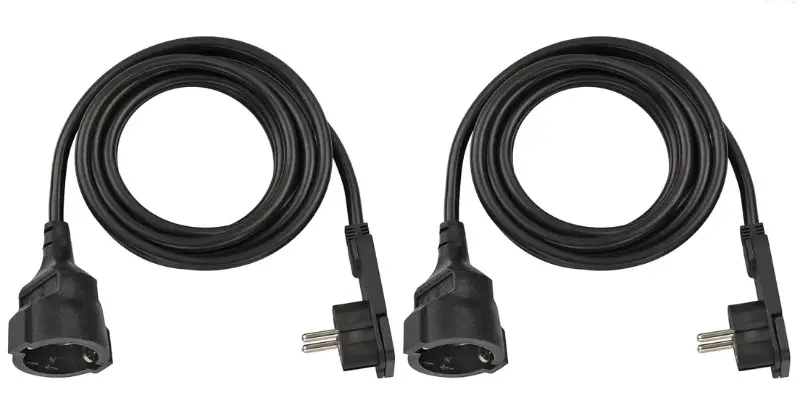 🔌🔌 2x Brennenstuhl 3m Verlängerungskabel mit Flachstecker für 9,86€ (statt 16€)