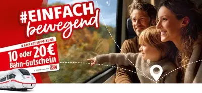 🚆 10€ oder 20€ DB Gutschein beim Kauf von Storck-Produkten
