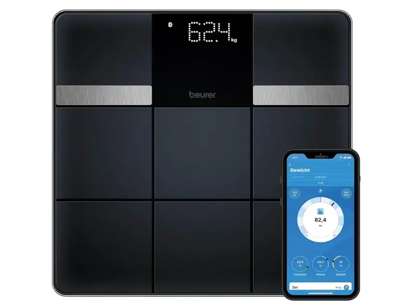⚖️ Beurer BF 450 Körperfettwaage mit App-Anbindung für 19,99 (statt 30€)