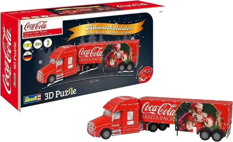 🚒 Revell Coca-Cola Weihnachts Truck 3D Puzzle für 17,93€ (statt 28€)