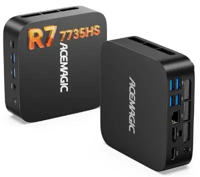 🖥️ ACEMAGIC M1 Mini-PC mit Ryzen 7 7735HS, 24GB LPDDR5 & 512GB für 373,21€ (statt 499€)
