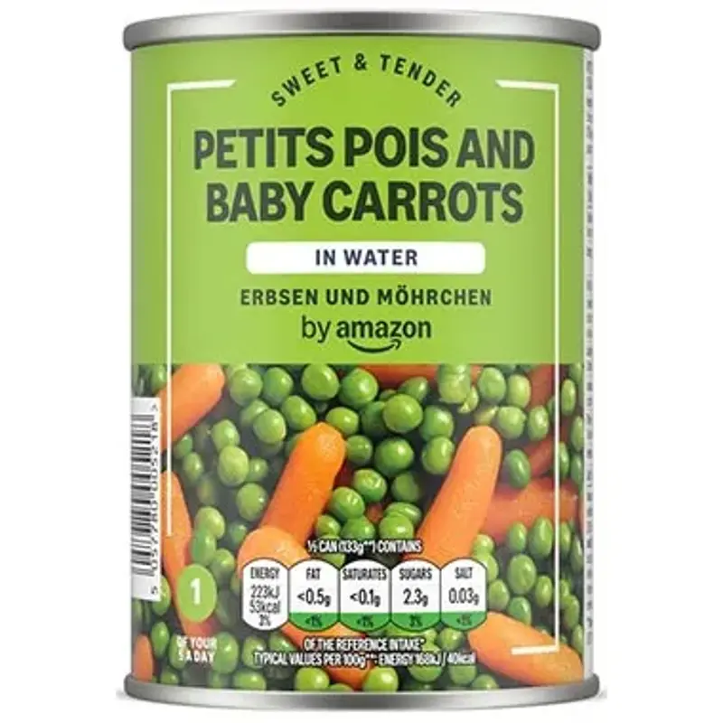 🥕 4 x 400g by Amazon Erbsen & Möhrchen ab 3,64€ (statt 6€)