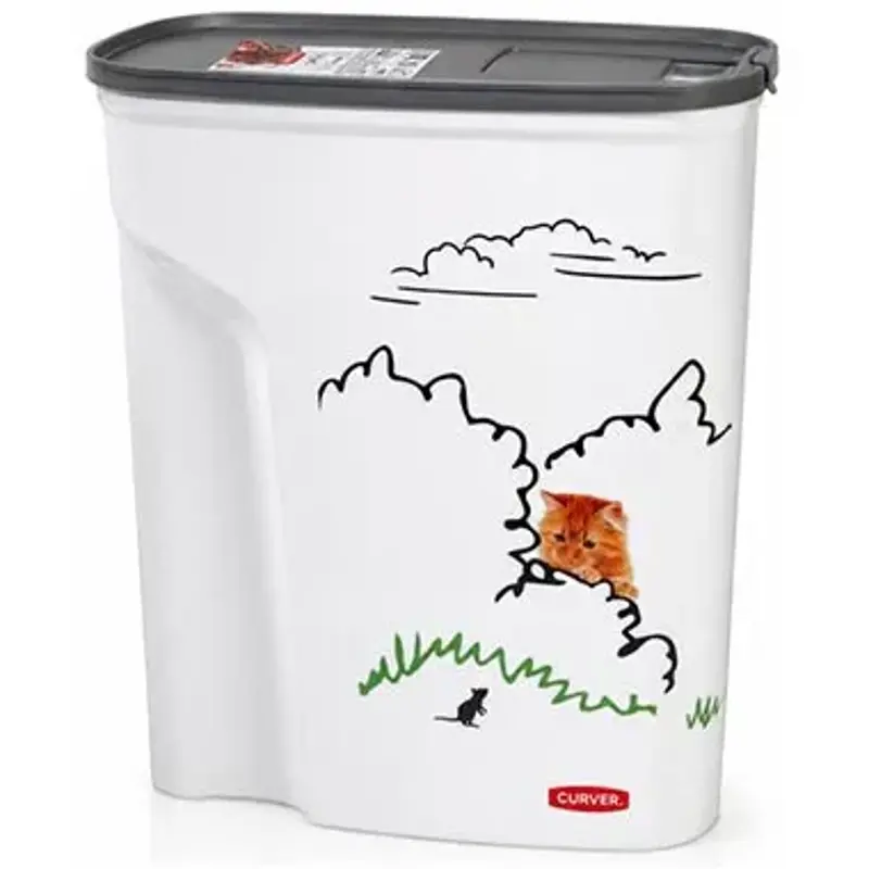 🐈 Curver Tierfutterbox mit Katzenmotiv, 6L für 15,99€ (statt 25€)