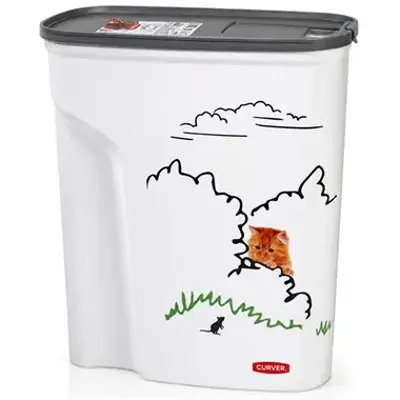 🐈 Curver Tierfutterbox mit Katzenmotiv, 6L für 15,99€ (statt 25€)