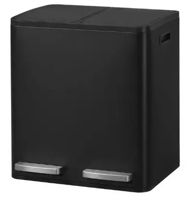 🗑️ SONGMICS Abfalleimer mit 2 Fächer (je 15L) mit Softclose-Deckel für 39,99€ (statt 55€)