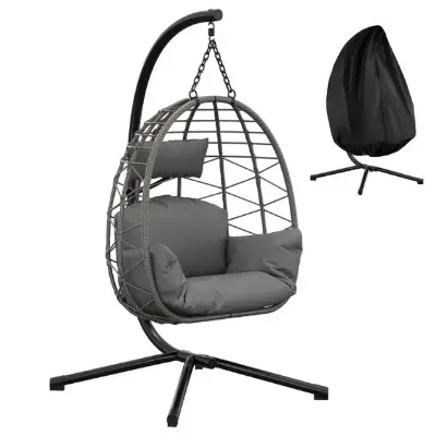 💺 Garvee Hängesessel mit Gestell bis 150 kg für 114,30€ (statt 140€)