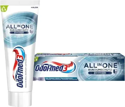 🦷 4x Odol-med3 All in One Rundumschutz, 75ml ab 5,76€ (statt 10€)