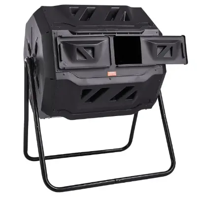 🌿 VEVOR Trommelkomposter (163L) für bis zu 50kg für 48,40€ (statt 70€)