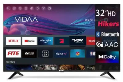 📺 Hikers 32″ LED Smart HD TV mit VIDAA und Dolby Digital+ ab 90€ (statt 138€)