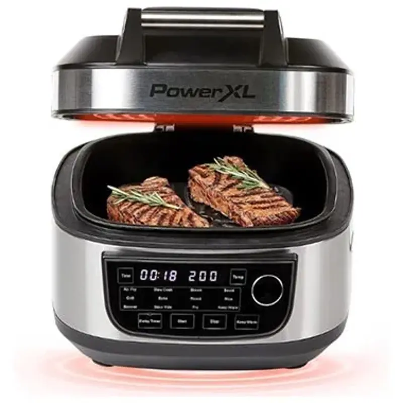 🍲 PowerXL M25658 12-in-1 Multikocher mit Airfryer, 5,7L für 119,95€ (statt 186€)