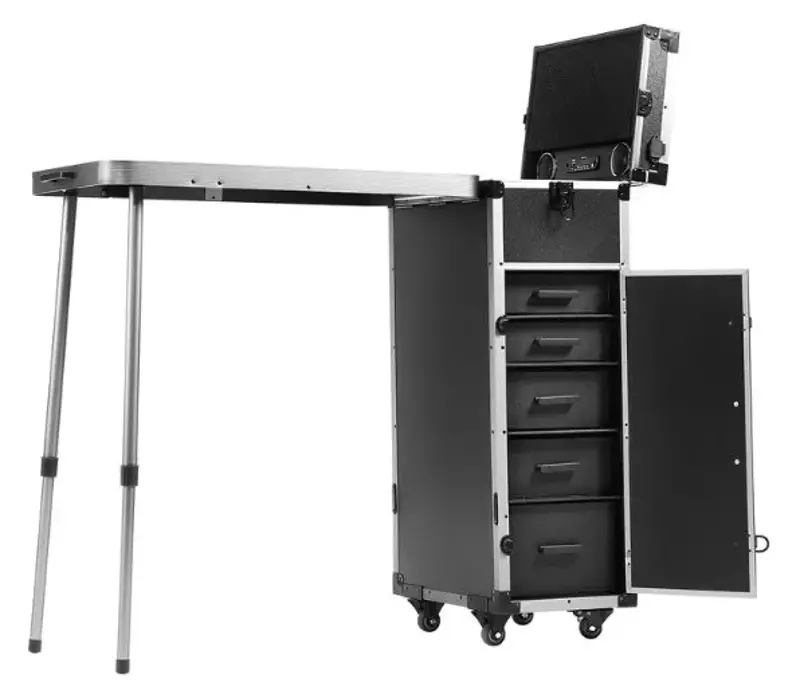 💄💅VEVOR Professioneller Kosmetikkoffer aus Aluminium mit Werkbank für 191€ (statt 225€)
