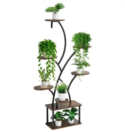 🌼 VEVOR 8-stöckiges Pflanzenregal mit Wachstumslichtern, Timer- & 10 Helligkeitsstufen für 48,40€ (statt 63€)