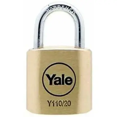 🔐 2x Yale Vorhängeschloss mit 20mm für 9,98€ (statt 19€)
