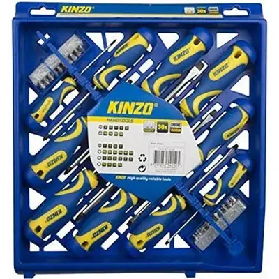 🪛 Kinzo Profi Schraubendreher Set, 30-tlg. für 10,49€ (statt 25€)