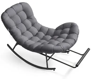 💺 VASAGLE Schaukelstuhl mit abnehmbarem Kissen für 87,99€ (statt 110€)