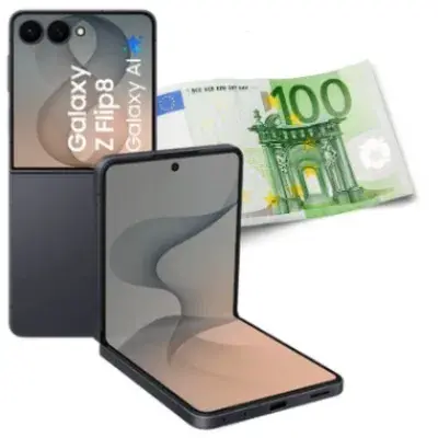 📱 Samsung Galaxy Z Flip 8 für 279€ mit Vodafone Allnet 50GB für 29,99€ mtl. + 100€ Bonus