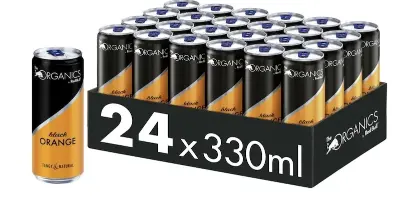 🍊 24x 330ml Red Bull Organics Black Orange für 24,69€ (statt 35€)