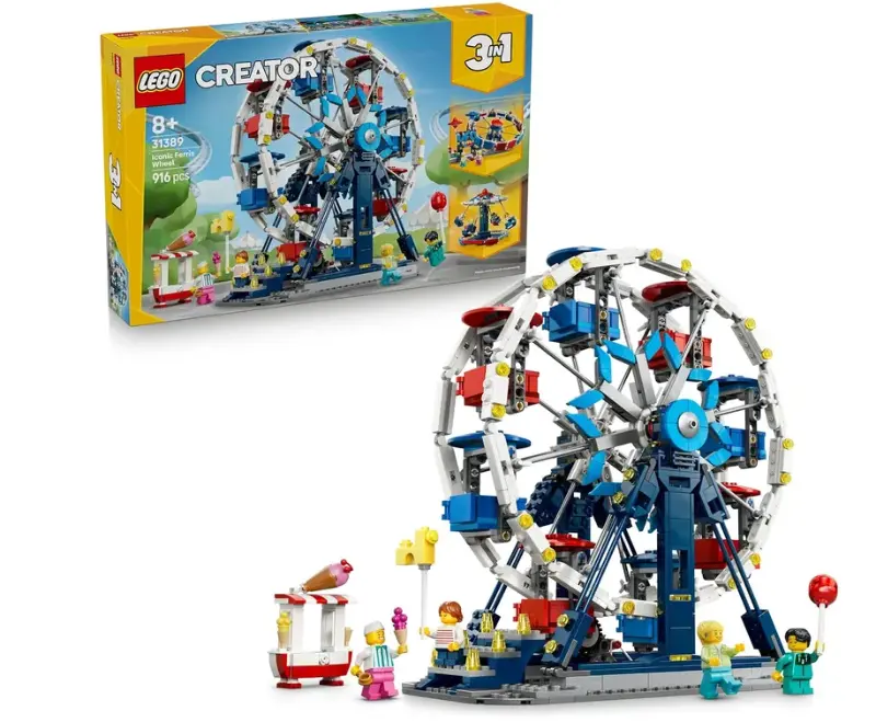 🎡 LEGO 31389 Creator 3-in-1-Set Legendäres Riesenrad für 57,99€ (statt 68€)