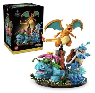 🧱 LEGO Pokémon Bisaflor, Glurak und Turtok (72153) für 590,99€ (statt 630€)