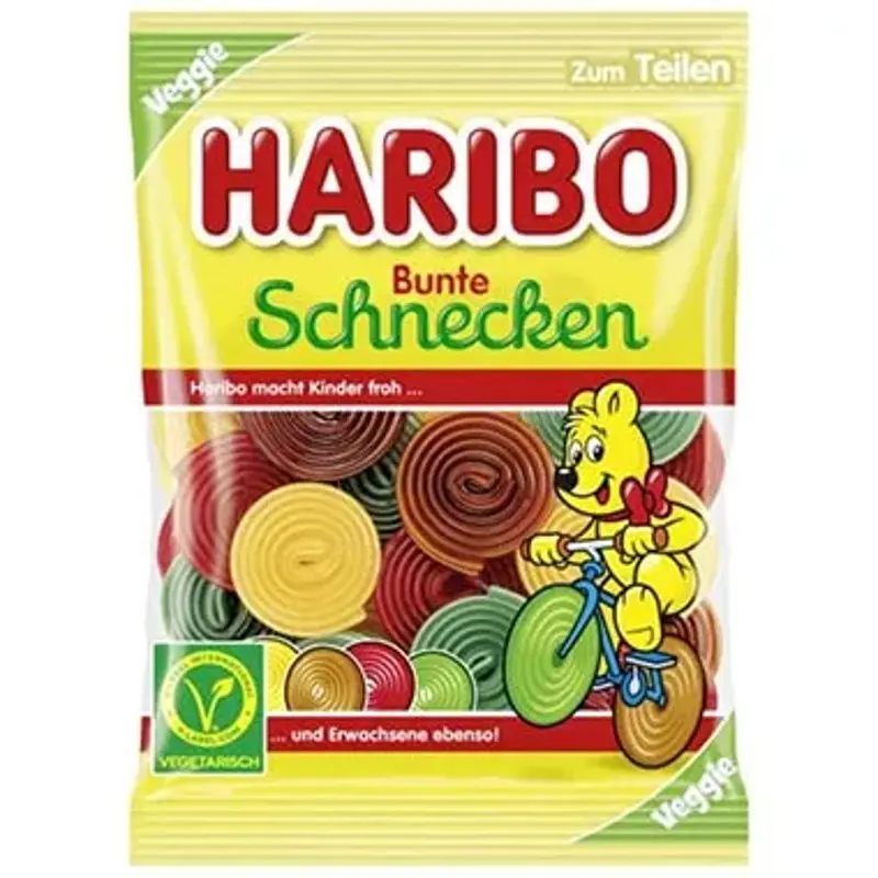 🍬 4 x 160g Haribo Bunte Schnecken ab 2,68€ (statt 5€) – 0,67€ pro Tüte