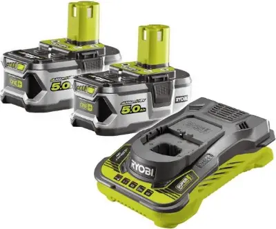 🔋 Ryobi 18V ONE+ Akku-Starterset mit 2x High Energy 5,0Ah Akkus für 148,59€ (statt 179€)
