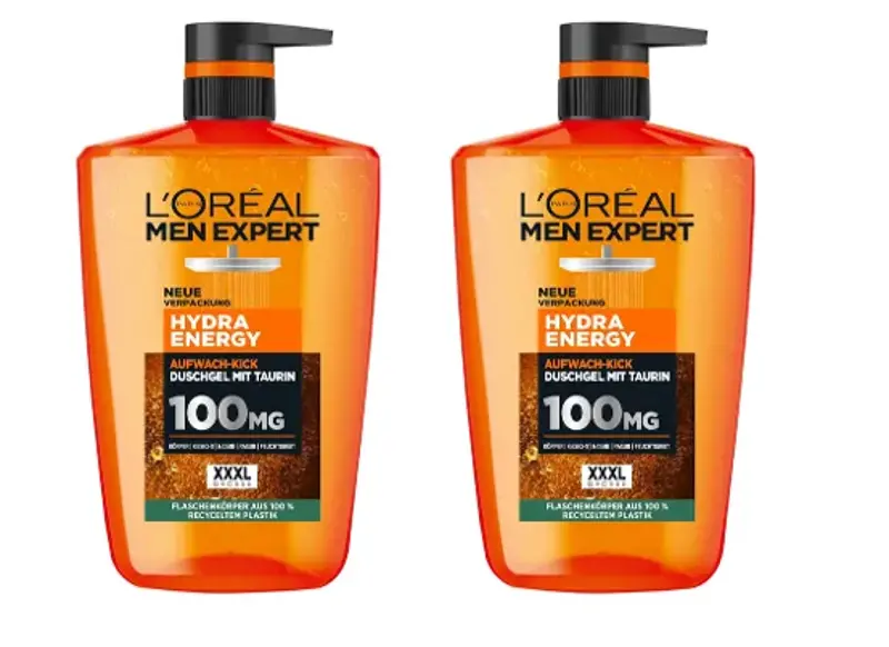🚿 2x 1l L’Oréal Men Expert XXXL Hydra Energy Duschgel ab 8,67€ (statt 14€)