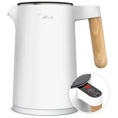 🫖 Midea Edelstahl Wasserkocher mit Temperatureinstellung, 45-100°C für 29,99€ (statt 48€)