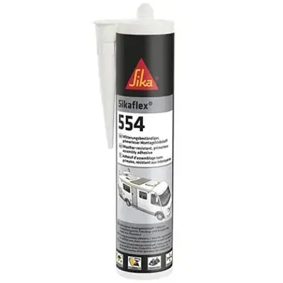 🏚️ Sika Sikaflex-554 Montageklebstoff, Schwarz, 300ml für 13,99€ (statt 17€)