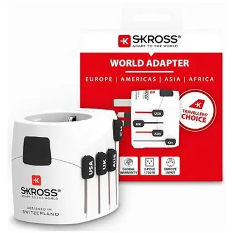 🗺️ SKROSS Reiseadapter Pro für über 100 Länder für 15,99€ (statt 21€)