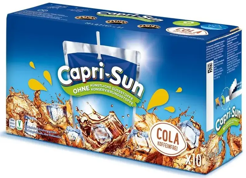 8 Liter🥤 4 x 10er Pack Capri-Sun Cola Fruchtsaftgetränk ab 11,17€ (statt 17€)