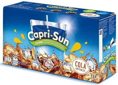 8 Liter🥤 4 x 10er Pack Capri-Sun Cola Fruchtsaftgetränk ab 11,17€ (statt 17€)