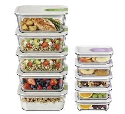 🍱 10er Set GENICOOK Glasbehälter inkl. Deckel für 29,99€ (statt 50€)