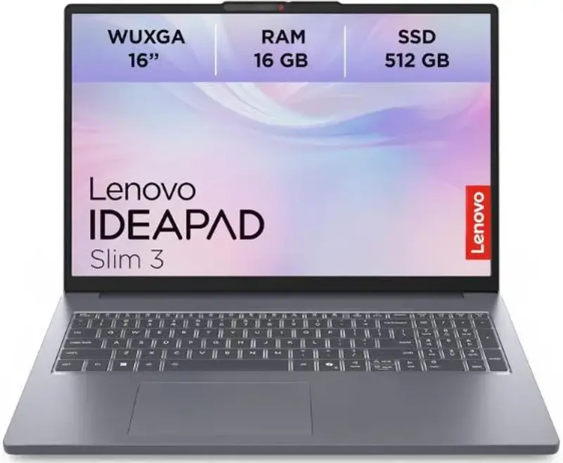 💻 Lenovo IdeaPad Slim 3 16″ WUXGA Laptop mit Ryzen 5, 16GB/512GB für 569,99€ (statt 649€)