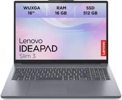 💻 Lenovo IdeaPad Slim 3 16″ WUXGA Laptop mit Ryzen 5, 16GB/512GB für 569,99€ (statt 649€)