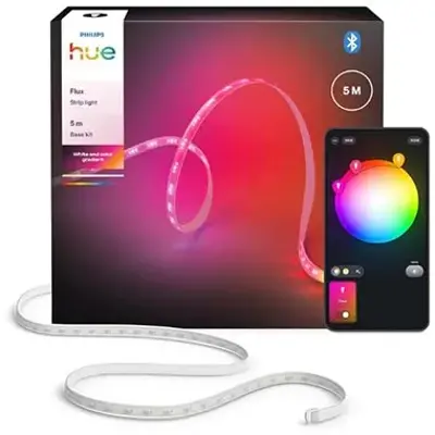 💡 Philips Hue Flux LED-Lightstrip mit 5m, 1200 lm für 74,99€ (statt 97€)