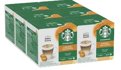 ☕️ 6x 12 Starbucks Caramel Macchiato Dolce Gusto für 29,99€ (statt 35€)