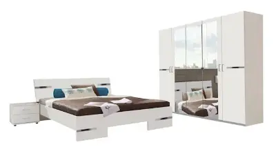 🛌 WIMEX Schlafzimmer-Set „Anna“ mit Schrank, Bett und Nachttische für 508,25€ (statt 609€)