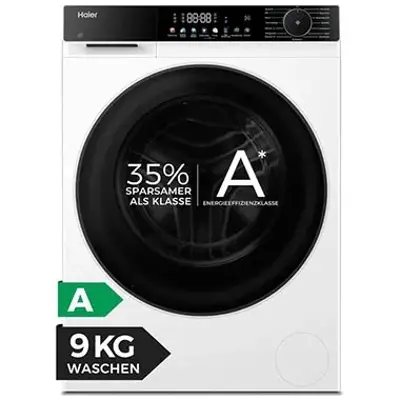 👕 Haier G5 Serie Frontlader Waschmaschine mit 9kg für 419,90€ (statt 500€)