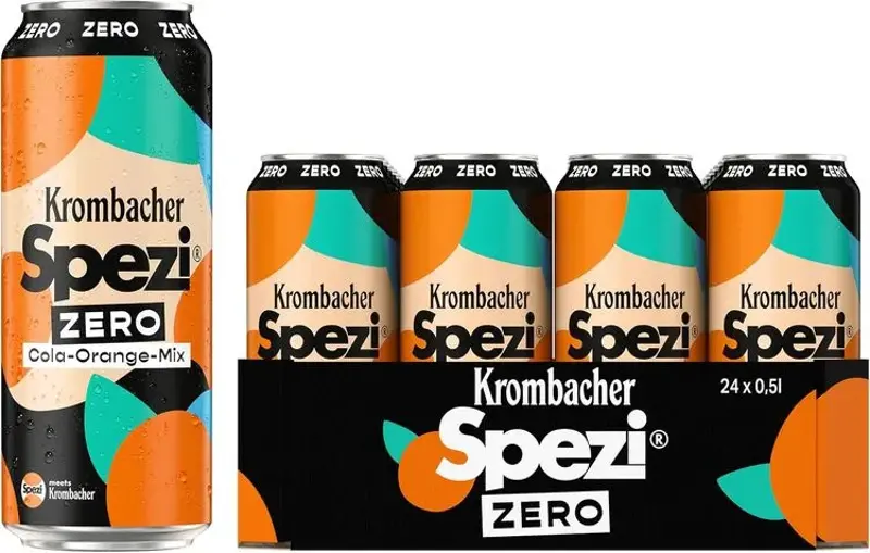 🥤 24er Pack Krombacher Spezi Zero Dose, 0,5L ab 18,99€ (statt 26€) – 0,79€ pro Dose