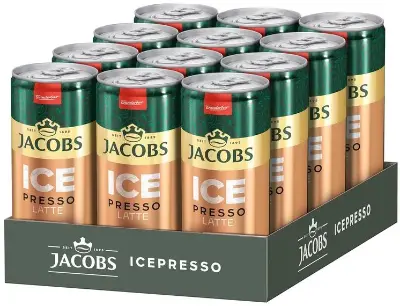☕ 12er Pack Jacobs Icepresso Latte Eiskaffee To-Go, 250ml für 15,99€ (statt 22€)