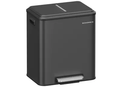 🗑️ Songmics Mülltrennsystem mit Softclose, 2 x 15L für 29,29€ (statt 39€)