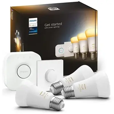 💡 Philips Hue White Ambiance E27 Starter Set inkl. Smart Button für 77,99€ (statt 130€)