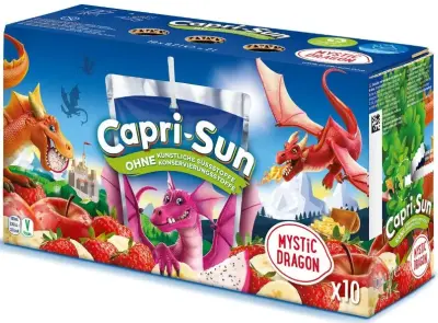 8 Liter! 🍹 4 x 10er Pack Capri-Sun Mystic Dragon Fruchtsaftgetränk ab 11€ (statt 17€)