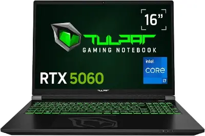 💻 Tulpar T6 V3.5.2 Gaming Laptop mit 16“ FHD+, Core i7 & RTX 5060 für 1.209€ (statt 1.389€)