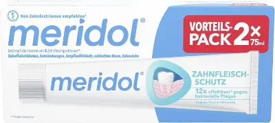 🪥 2er Pack meridol Zahnfleischschutz Zahnpasta, je 75ml ab 3,94€ (statt 8€)