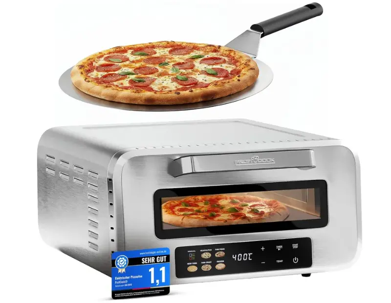 ♨️🍕 ProfiCook 501323 elektrischer 400° Pizzaofen für 99€ (statt 131€)