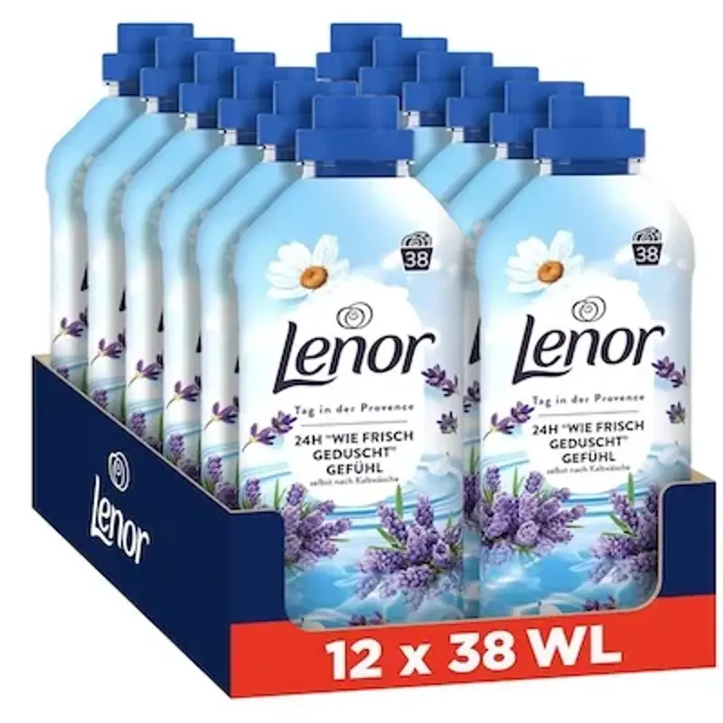 🧺 12x 38WL Lenor Weichspüler Ein Tag in der Provence für 25,64€ (statt 35€)