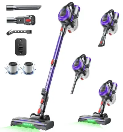 🧹 Honiture Y10 Akku Staubsauger mit 500W und 45 Min für 67,50€ (statt 150€)