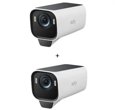 📹 2er Set eufyCam S3 Pro 4k Solar-Zusatzkamera für 269,95€ (statt 418€)